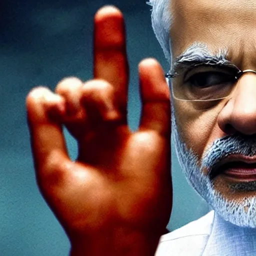 Image similar to narendra modi in fight club, 8 k