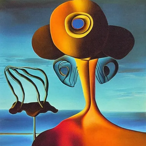 Image similar to art by Salvador Dali