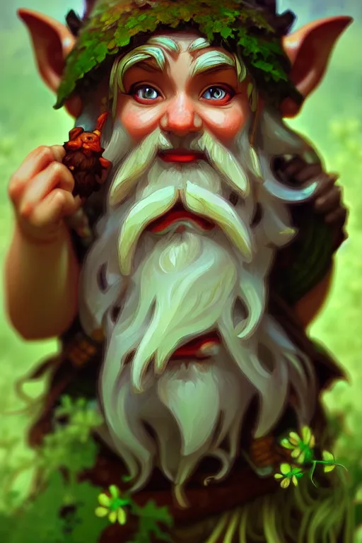 Image similar to gnome druid, highly detailed, digital painting, artstation, sharp focus, illustration, art by tan zi and ayanamikodon and alphonse mucha and wlop