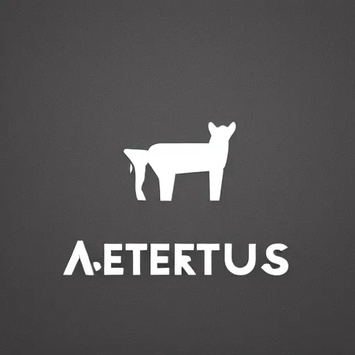 Prompt: simplistic vector logo for a project called aeternus, white background