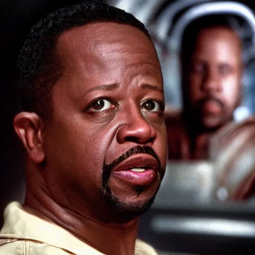 Prompt: martin lawrence starring in ALIENS