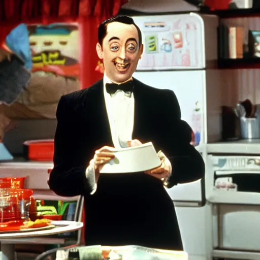 Prompt: PeeWee Herman starring in Breakiong-Bad