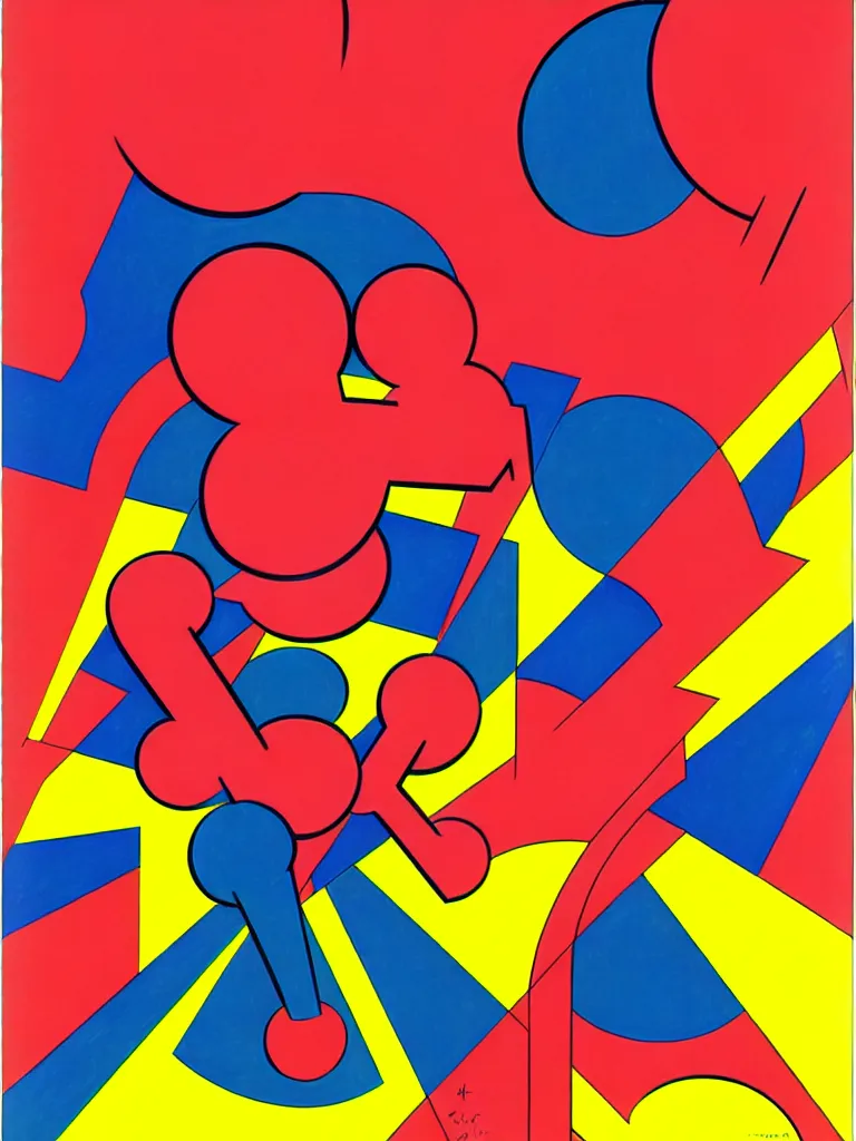 Image similar to comic book cover by kazimir malevitch suprematism avant - garde ( moebius ) hype kaws, procreate 2 0 2 2 print