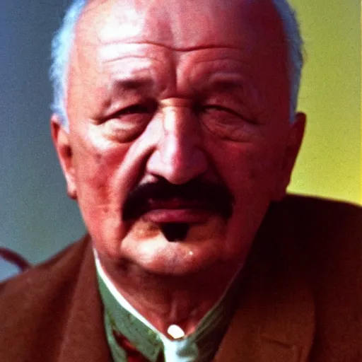 Prompt: martin heidegger became bloody ugly degenerate, photo - realistic, color image, 2 k, highly detailed, occult art