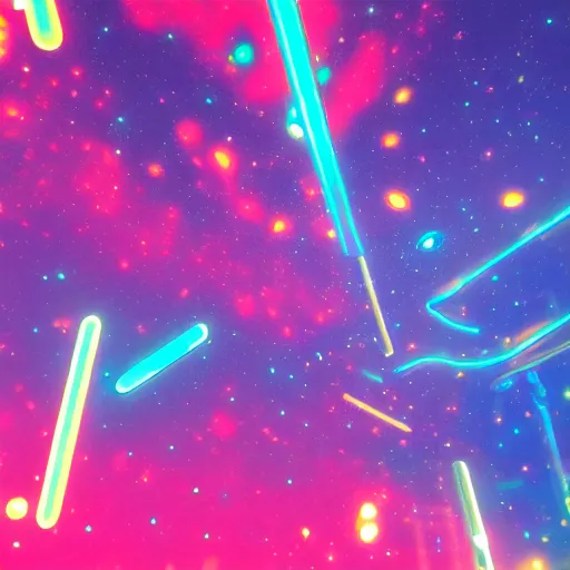 Image similar to Liminal space in outer space, Neon Ooze aesthetic