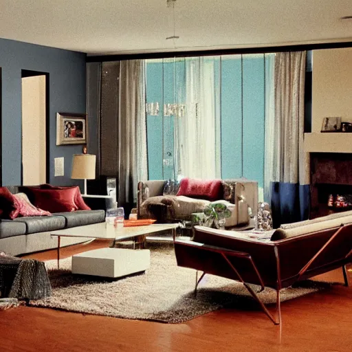 Image similar to the typical american living room from 1 9 8 5