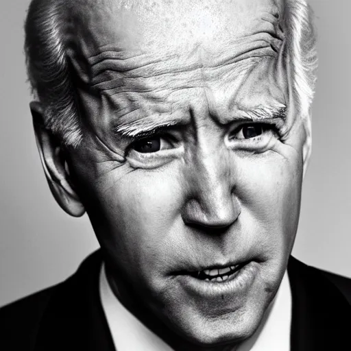 Image similar to joe biden as a vampire : : award winning horror photography : :