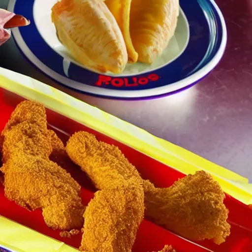 Prompt: photo of the newest menu item from los pollos hermanos