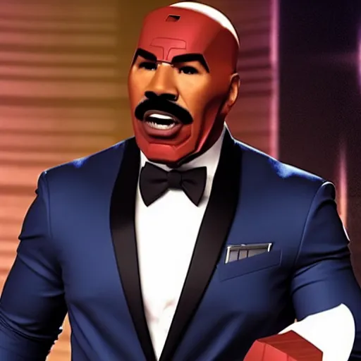 Image similar to an avengers still of steve harvey as ironman,detailed face,cinematic,dramatic,marvel 2021