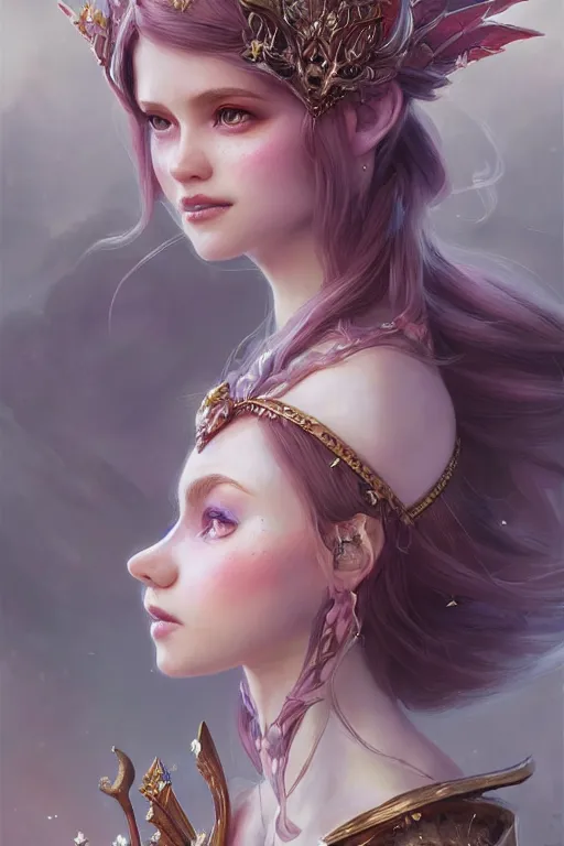 Image similar to fairy princess, highly detailed, d & d, fantasy, highly detailed, digital painting, trending on artstation, concept art, sharp focus, illustration, art by artgerm and greg rutkowski and fuji choko and viktoria gavrilenko and hoang lap