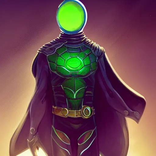 Image similar to mysterio by bagshaw, tom, trending on artstation,