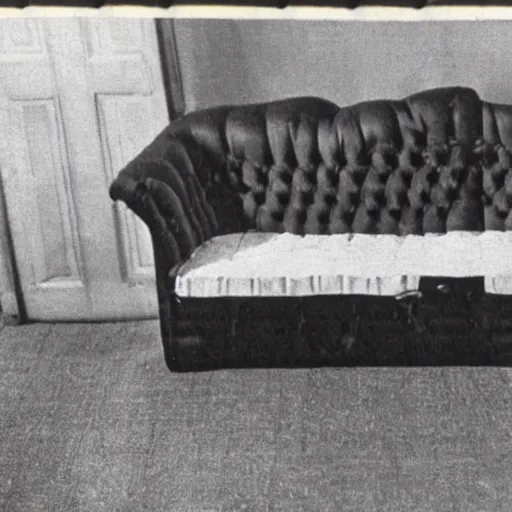 Image similar to 1942 photo shows a disturbing couch made from teeth