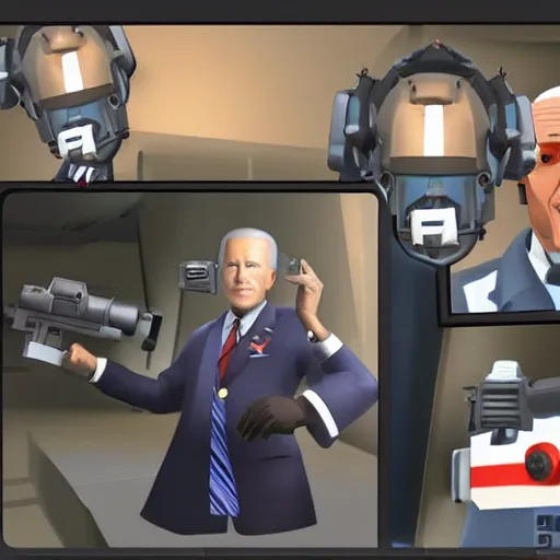 Prompt: joe biden in tf 2