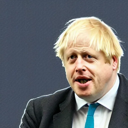 Image similar to boris johnson made out of blocks