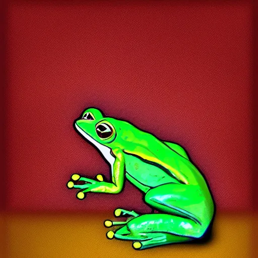 Prompt: froge digital art