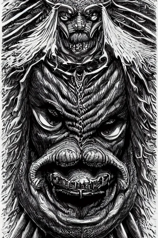 Image similar to mole fantasy dwarf monster, symmetrical, highly detailed, digital art, sharp focus, trending on art station, kentaro miura manga art style