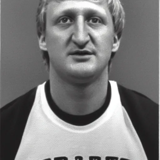 Image similar to larry bird mugshot