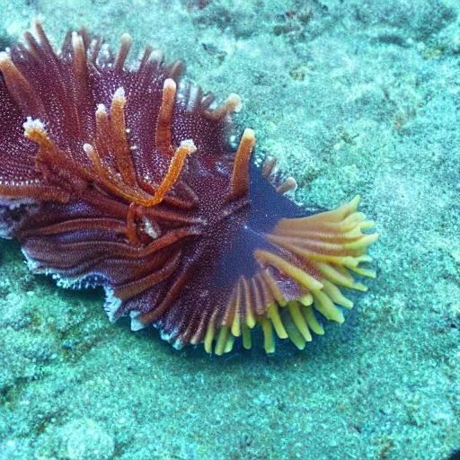Prompt: a sea slug
