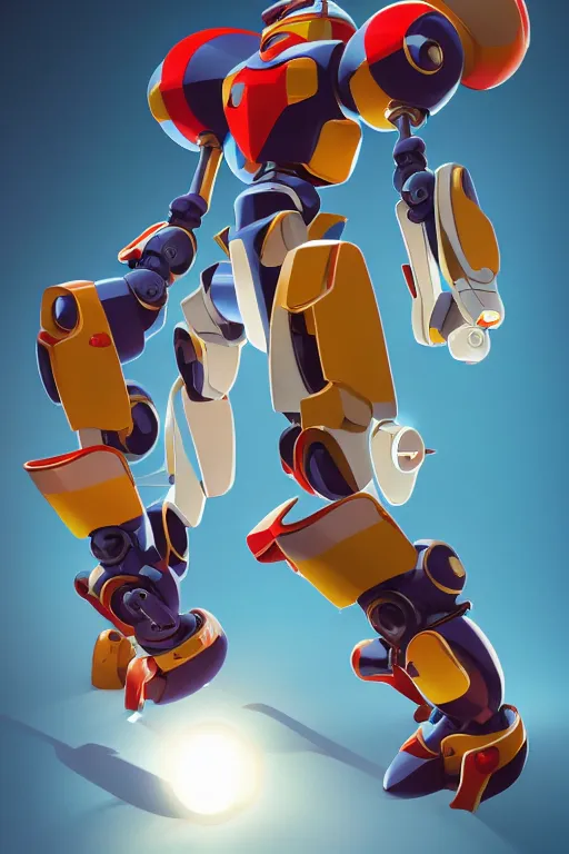 Image similar to metabots medabots medarotto medarot robot minimalist comics, behance hd by jesper ejsing, by rhads, makoto shinkai and lois van baarle, ilya kuvshinov, rossdraws global illumination ray tracing hdr radiating a glowing aura