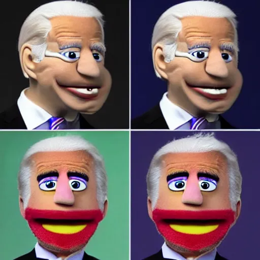 Image similar to joe biden as a muppet