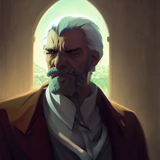 Prompt: portrait of don carlos of molina, highly detailed, digital painting, concept art, sharp focus, by makoto shinkai