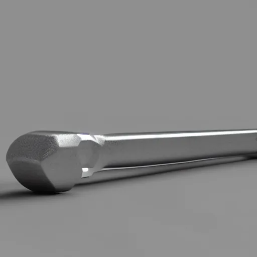 Prompt: 3 d render of hammer, stock photo