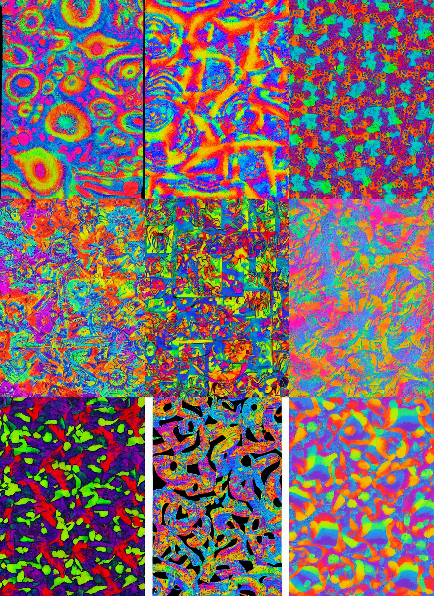 Prompt: LSD blotter sheet, studio photography