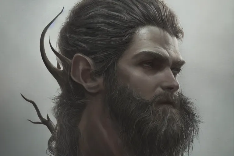 Prompt: A dark, brooding painting of an Elven King, hyperrealistic, high-quality, professional, dramatic lighting, extremely high detail, trending on artstation