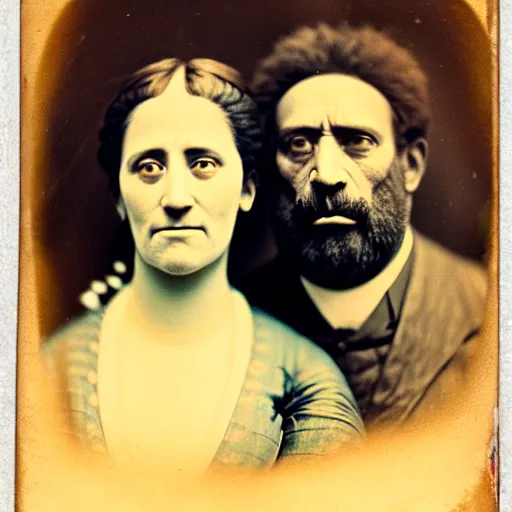 Image similar to tintype photo of homer and marge simpson from the simpsons by julia margaret cameron 1 8 8 0 s, realistic, body shot, sharp focus, 8 k high definition, insanely detailed, intricate, elegant, cherry blossoms, simpsons simpsons simpsons simpsons simpsons simpsons simpsons simpsons