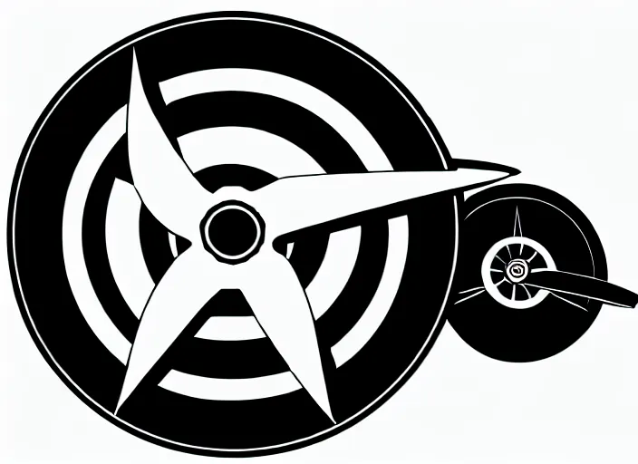 Image similar to vector saturn with wheels logo