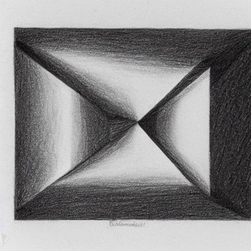 Prompt: negative space illusion, optical illusion, hand - drawn, pencil drawing