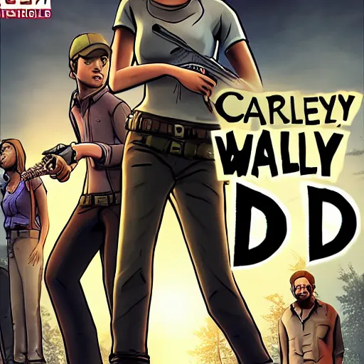 Image similar to carley walking dead telltale, 4 k full hd,