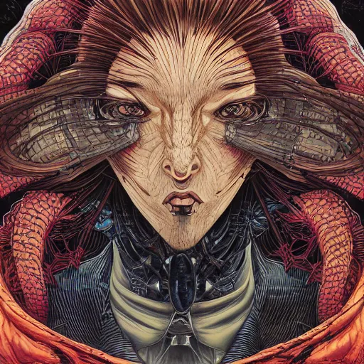 Image similar to portrait of crazy splinter, symmetrical, by yoichi hatakenaka, masamune shirow, josan gonzales and dan mumford, ayami kojima, takato yamamoto, barclay shaw, karol bak, yukito kishiro