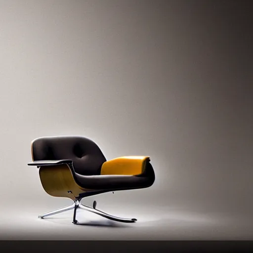 Image similar to an armchair by eames, designed in the style of the PlayStation 5