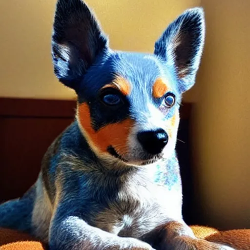 Image similar to adorable cartoon blue heeler