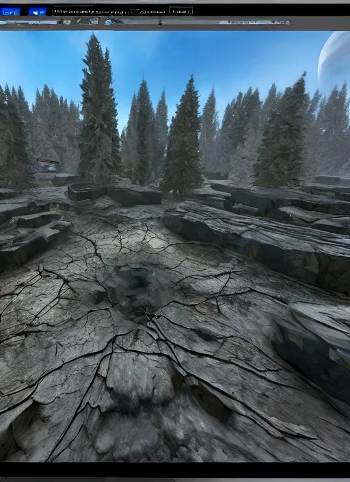 Image similar to russian void ; unreal engine ; wide angle ; highly detailed