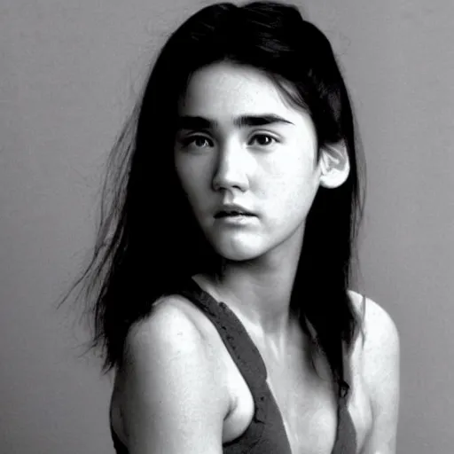 Image similar to face of young Chinese Jennifer Connelly