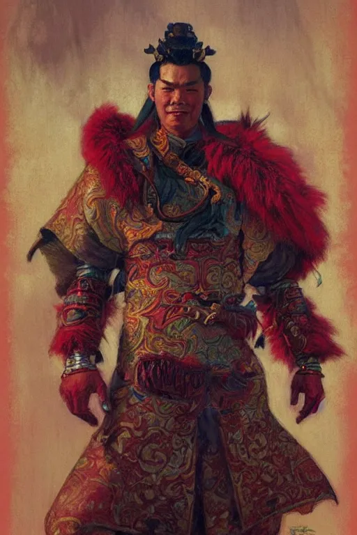 Image similar to monster, character design, tang dynasty, colorful, painting by gaston bussiere, craig mullins, j. c. leyendecker, tom of finland