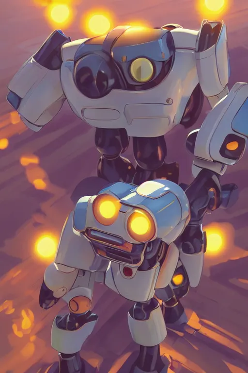 Image similar to metabots medabots medarotto medarot robot minimalist comics, behance hd by jesper ejsing, by rhads, makoto shinkai and lois van baarle, ilya kuvshinov, rossdraws global illumination ray tracing hdr radiating a glowing aura