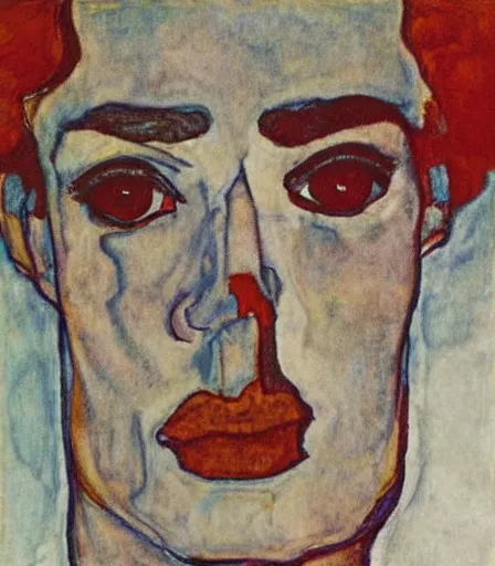 Image similar to portrait of michael jackson by egon schiele, intense desire, high quality, high detail