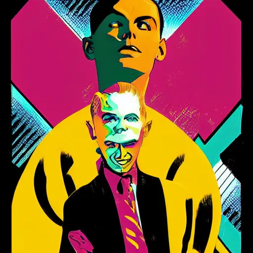 Prompt: Bright colorful digital art clean lines high contrast concept art by Alex Ross, Jason Manley, andNorman Rockwell