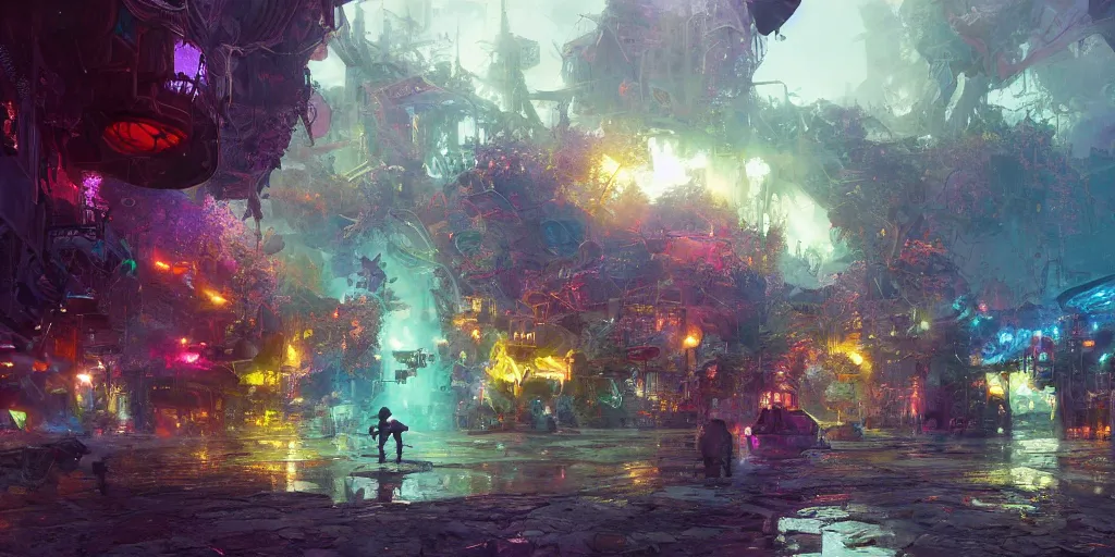 Image similar to this is our hope, and this is the faith that i go back to the south with. ultrafine highly detailed hyper colorful illustration, sharp focus, rozalski, craig mullins, federico pelat, unreal engine highly rendered, global illumination, radiant light, intricate and detailed environment