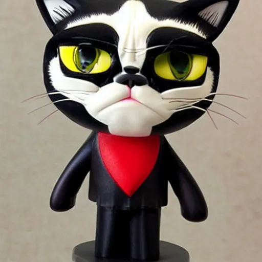 Image similar to grumpy cat bobble head toy