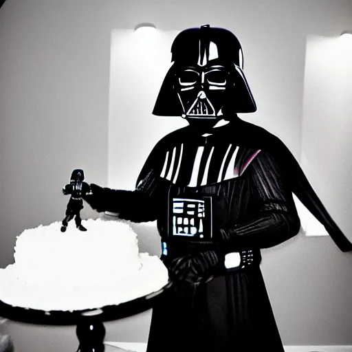 Image similar to birthday party photos of darth vader