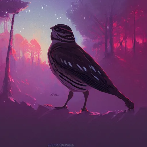 Image similar to a european nightjar, by anato finnstark, by alena aenami, by john harris, by ross tran, by wlop, by andreas rocha