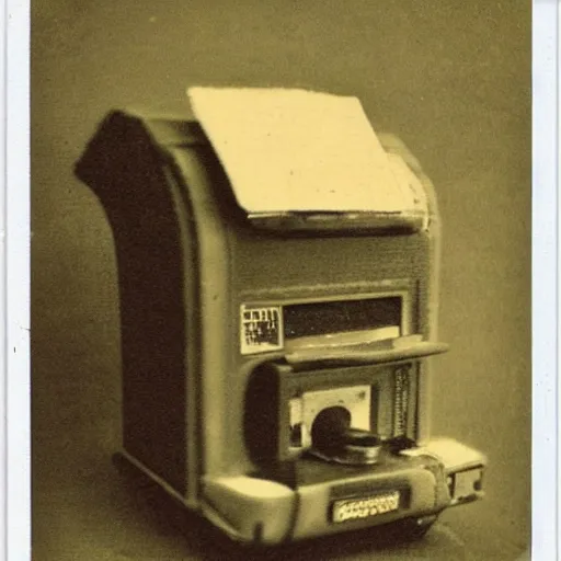 Prompt: old polaroid of an ancient book