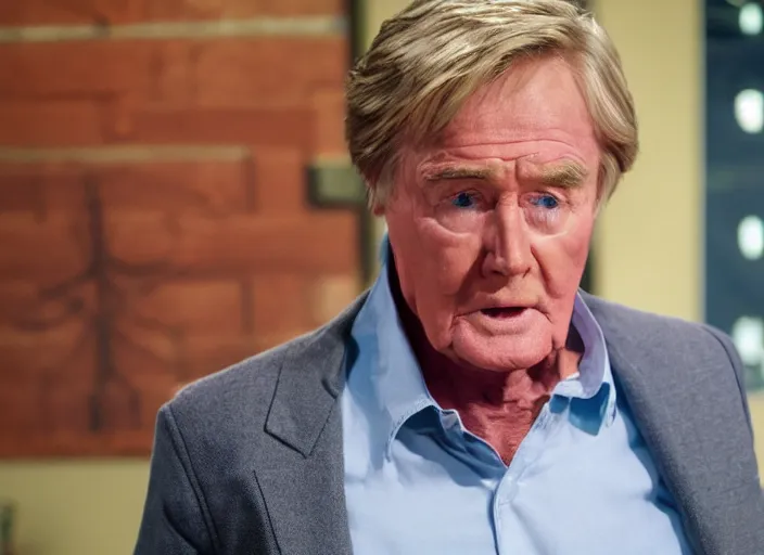 Image similar to action shot of ken barlow from coronation Street performing a hadouken like round from Street fighter, realistic, detailed, cinematic, concept art, digital art,