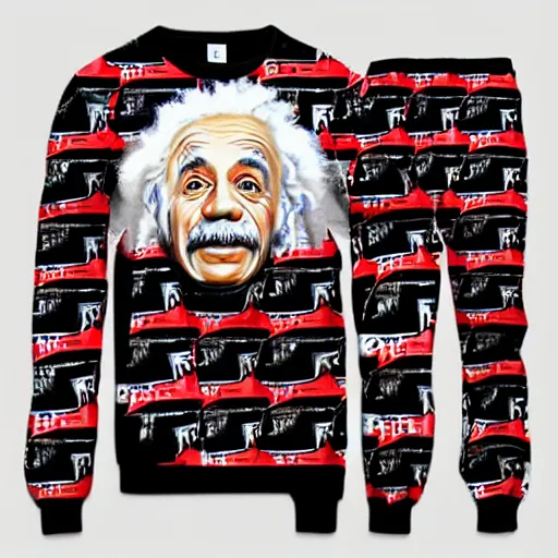 Image similar to supreme einstein merch