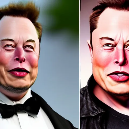 Prompt: elon musk combined with shrek