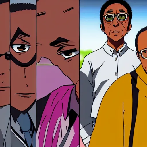 Image similar to Gustavo fring in anime